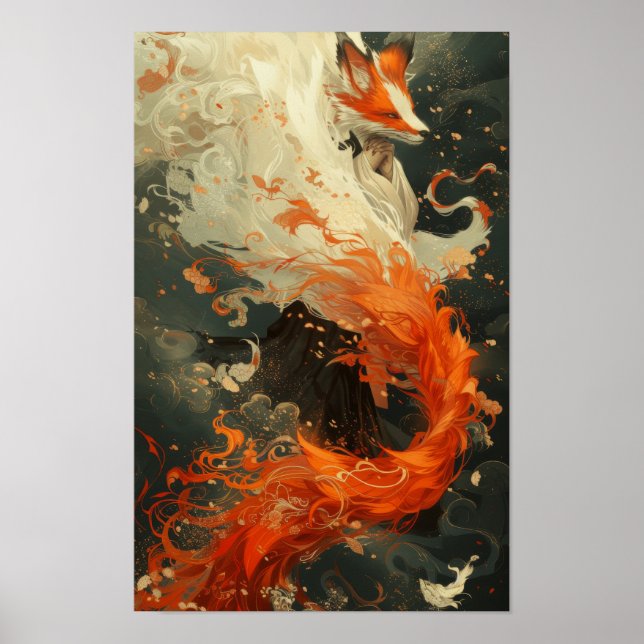 Den gröna och den nionde räven Poster - Asi (Framsidan)