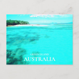 Den gröna öQueensland australier reser Vykort