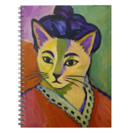 Den gröna randkatten – Fauvistisk Matisse-inspirer Anteckningsbok