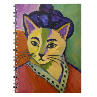 Den gröna randkatten – Fauvistisk Matisse-inspirer Anteckningsbok