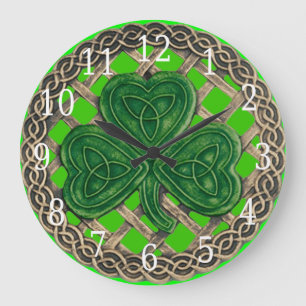 Den gröna shamrocken och den Celtic fnurrarundan Stor Klocka