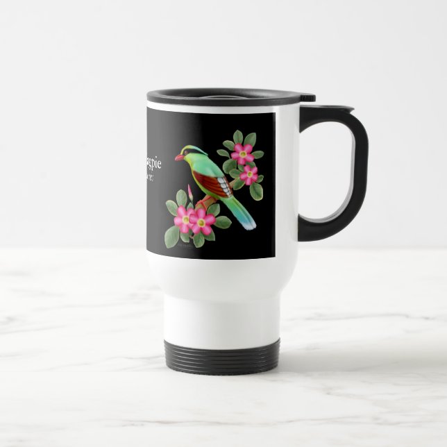 Den gröna skatatravel mug resemugg (Höger)