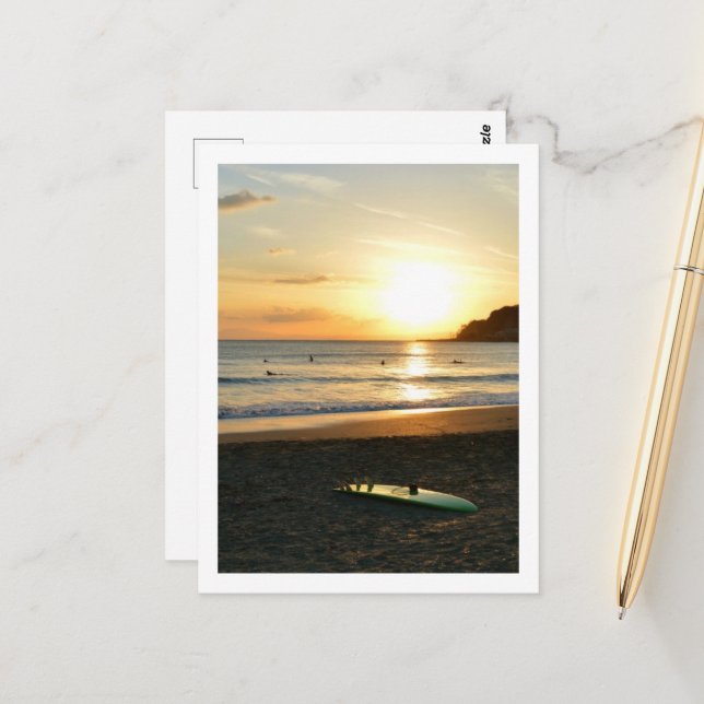 Den gröna surfbrädan: Japan Vykort (Fram/Back In Situ)