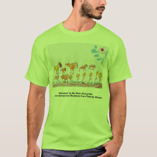 Den GRÖNA T-TRÖJA "blir rädd" (BILDEN FRAMME) T Shirt
