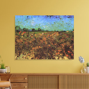 Den gröna vingården av Vincent van Gogh Canvastryck