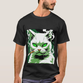 Den Grönt ögonkatten T Shirt