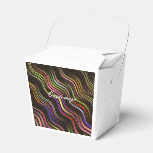 Den Groovy 70-tal vågigt den psychedelic hippien Presentaskar