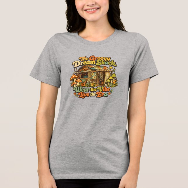 Den Groovy Drömstugan T Shirt (Framsida)