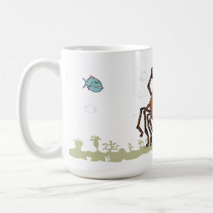 den groovy havsspindeln kaffemugg