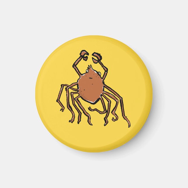 den groovy havsspindeln magnet (Framsidan)
