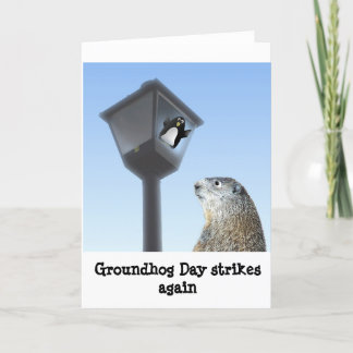 Den Groundhog dagen slår igen Kort