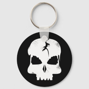 Den grova skallekaptenen silar Keychain Nyckelring