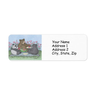 Den Gruffies® adressetiketter Returadress Etikett