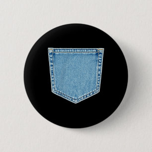 Den Grundläggande Jeans Färg Design Falsk Denim Fi Knapp