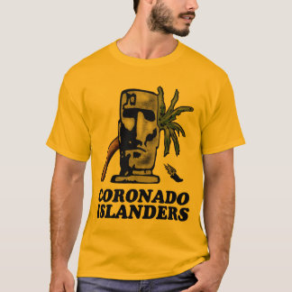 Den grundläggande öbon spårar fullt beklär t-shirt