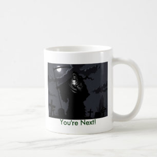 den grymma reaperen, är du nästa! kaffemugg
