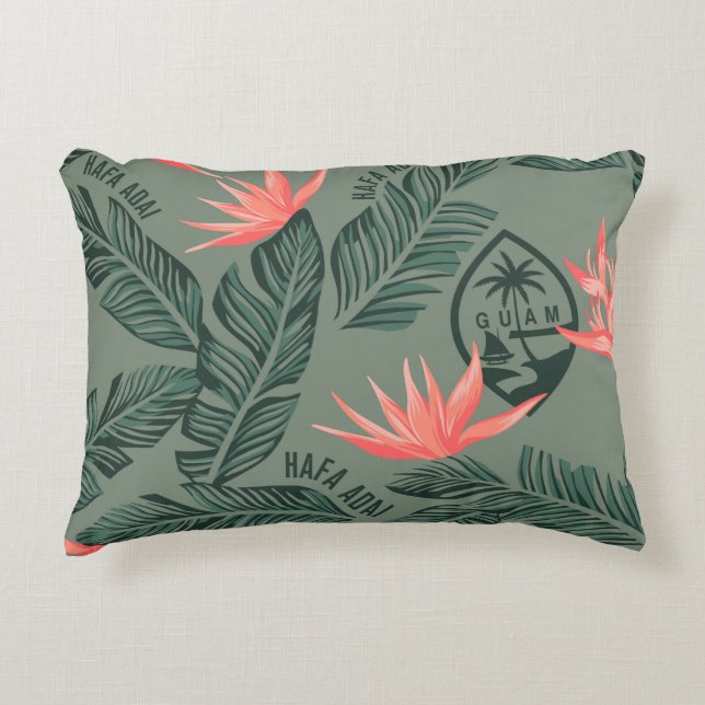 DEN GUAM FLAGGA TROP KUDDER PRYDNADSKUDDE (Framsidan)