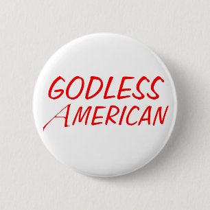 Den gudlösa amerikanen knäppas knapp