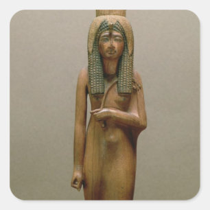 Den gudomliga drottningen Ahmose Nefertari (målat Fyrkantigt Klistermärke