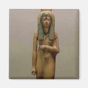 Den gudomliga drottningen Ahmose Nefertari (målat Magnet