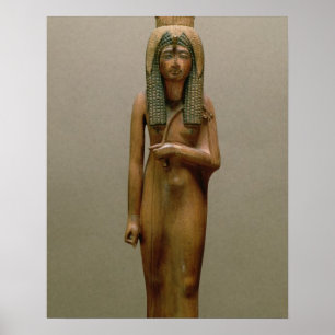 Den gudomliga drottningen Ahmose Nefertari (målat Poster