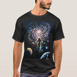 Den gudomliga feminin i universum t shirt