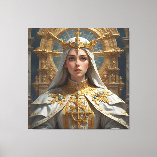 Den gudomliga kejsaren: en tabell över den kelesti canvastryck