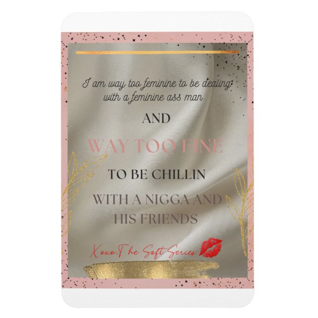 Den gudomliga påminnelsen om feminitet magnet (Vertikal)