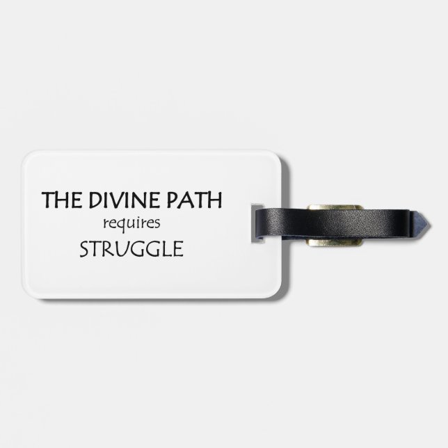 Den gudomliga Väg kräver kamp Bagagebricka (Baksida Vågrät)