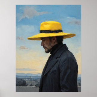 Den gula hatten poster