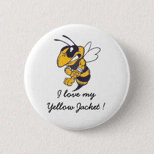 Den gula jackan knäppas knapp