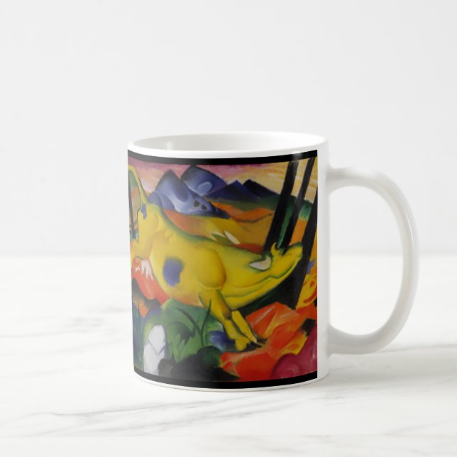 Den gula Kon Franz Marc Kaffemugg (Höger)