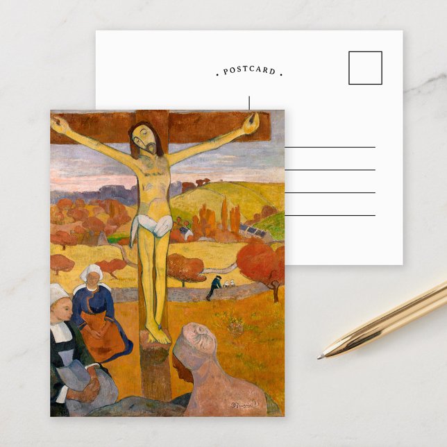 Den gula Kristus | Paul Gauguin Vykort (Skapare uppladdad)