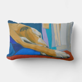 Den gula lurcheren dämpar lumbarkudde