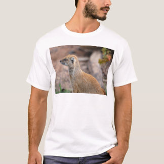 Den gula mungor fotograferar tee shirt