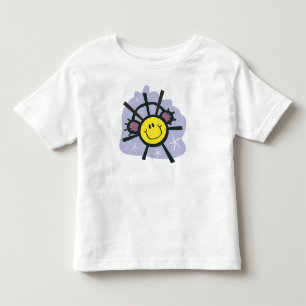 Den gula snowflaken med gå i ax muffs t shirt