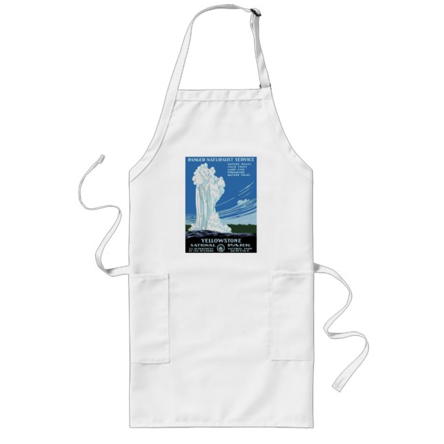 Den gula stenen parkerar - den gammala trogna långt förkläde (Framsidan)