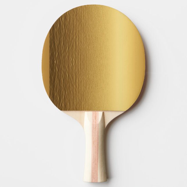 Den guld- bruna pingen Pong paddlar Pingisracket (Framsidan)