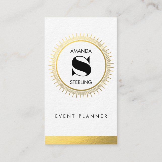 Den guld- fauxen omkullkastar den Ultra tjocka Visitkort (Framsida)