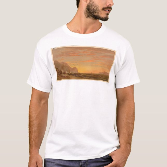 Den guld- grinden (0643B) Tee Shirt (Framsida)