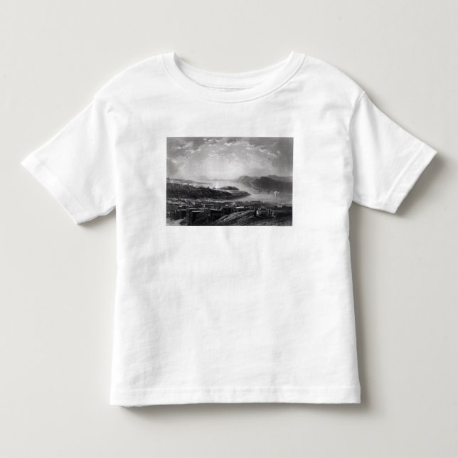 Den guld- grinden, från telegraferar backen tee shirt (Framsida)