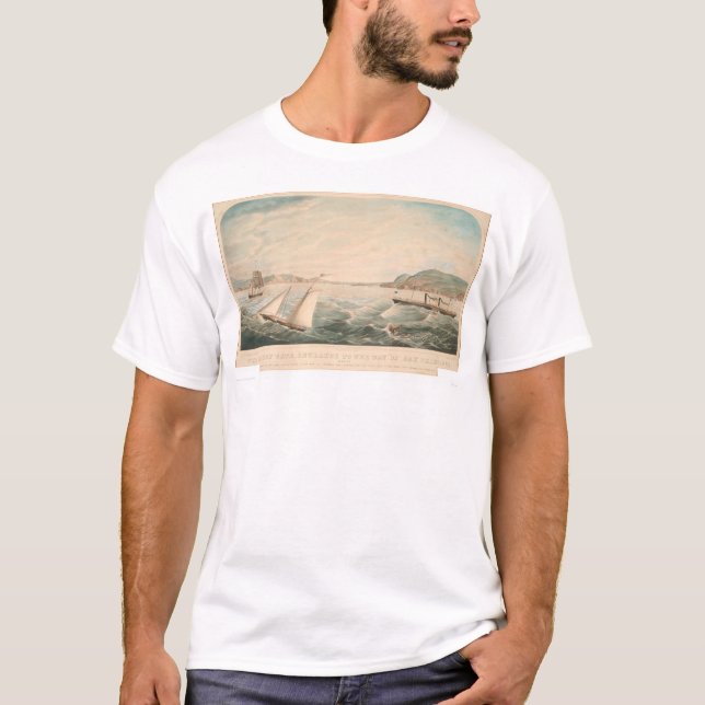 Den guld- grinden hänrycker till San Francisco T-shirt (Framsida)