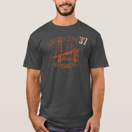 Den guld- grinden överbryggar 1937 t-shirt