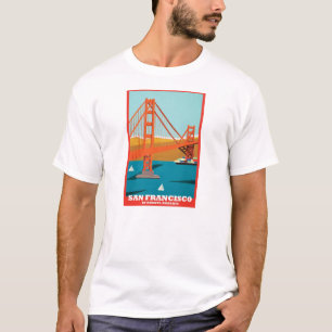 Den guld- grinden överbryggar 75:eutslagsplatsen t-shirt