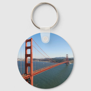 Den guld- grinden överbryggar i San Francisco Nyckelring