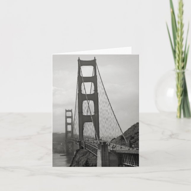 Den guld- grinden överbryggar kort (Framsida)