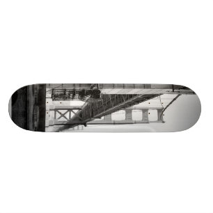 Den guld- grinden överbryggar old school skateboard bräda 18 cm