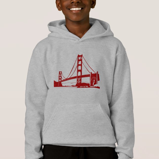 Den guld- grinden överbryggar - San Francisco, CA Tee Shirt (Framsida)