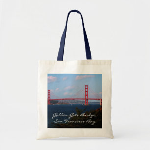 Den guld- grinden överbryggar Totebag Tygkasse