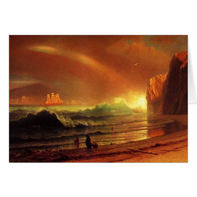 Den guld- grindvintagen San Francisco Hälsningskort (Framsidan Horizontal)